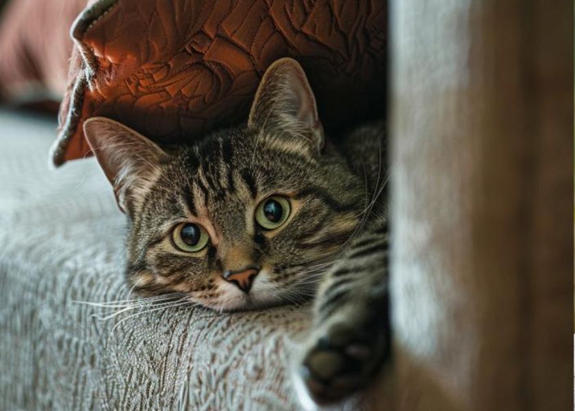 pourquoi mon chat se cache